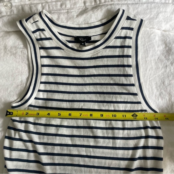 NWT Rails Sailor Stripe Navy White Sleeveless Midi Tank Dress - Picture 13 of 16